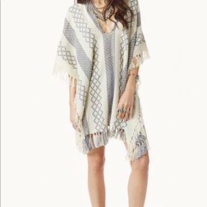 Free People Fringe Poncho